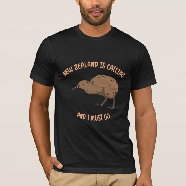Nya Zeeland ringer T Shirt (Framsida)