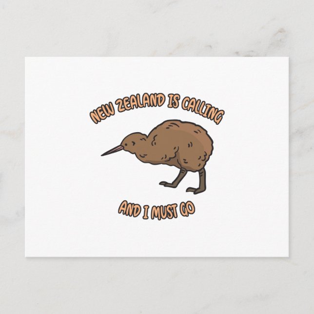 Nya Zeeland ringer Vykort (Framsida)