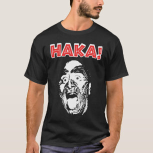 Nya Zeeland Rugby Haka Dance Text för Kiwi Fläkt T Shirt