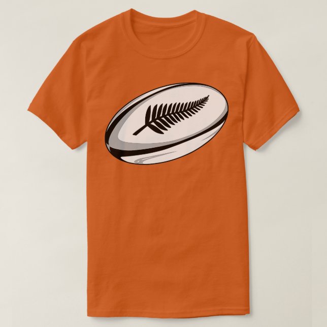 Nya Zeeland Rugby Jersey T Shirt (Design framsida)