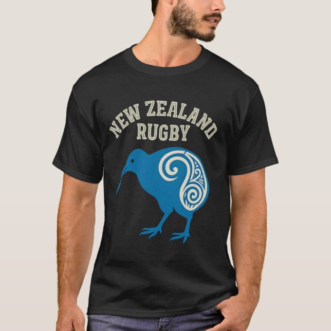 Nya Zeeland Rugby Kiwi T Shirt (Framsida)