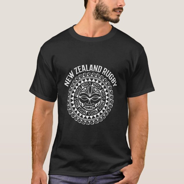 Nya Zeeland Rugby New Zeeland Rugby Sport T Shirt (Framsida)