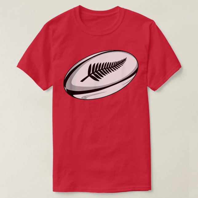 Nya Zeeland Rugby T Shirt Jersey (Design framsida)