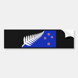 Nya Zeeland Silver Fern Flagga Bildekal