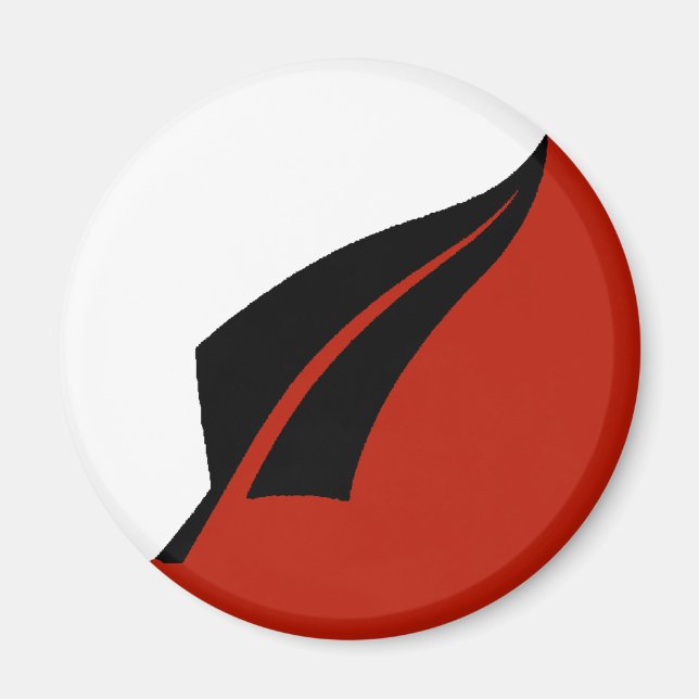 Nya Zeeland Silver Fern Fridge Magnet (Framsidan)