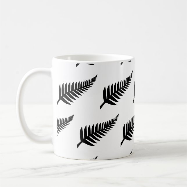 Nya Zeeland Silver Fern Kaffemugg (Vänster)