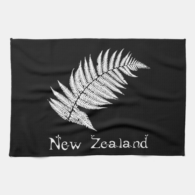 Nya Zeeland Silver Fern Kökshandduk (Horisontell)