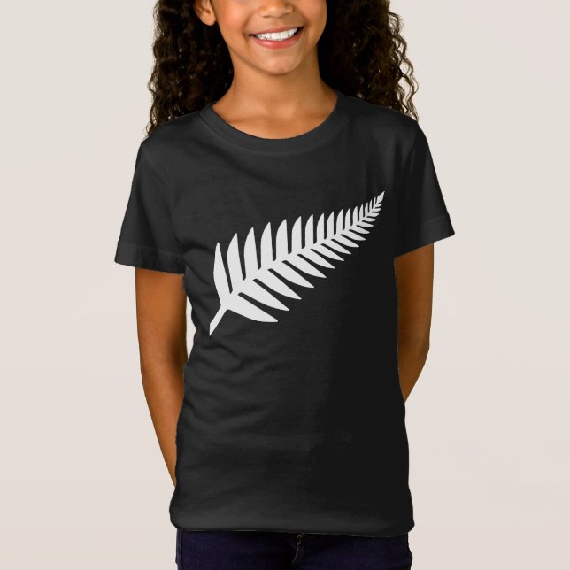Nya Zeeland Silver Fern T Shirt (Framsida)