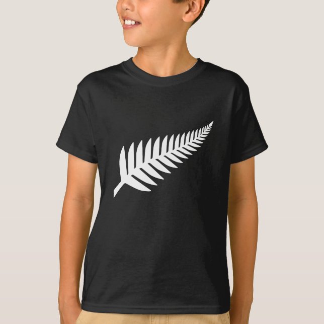 Nya Zeeland Silver Fern T Shirt (Framsida)