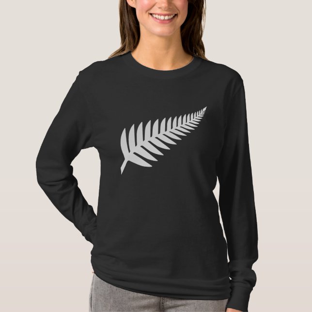 Nya Zeeland Silver Fern T Shirt (Framsida)
