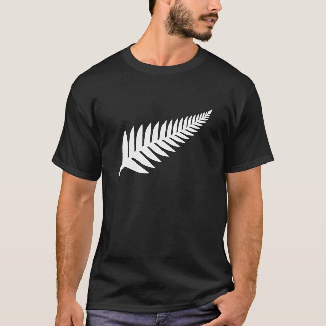 Nya Zeeland Silver Fern T Shirt (Framsida)