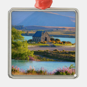 Nya Zeeland - Sjö Tekapo Julgransprydnad Metall