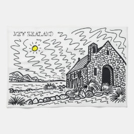 Nya Zeeland Souvenir Köksduk Kökshandduk