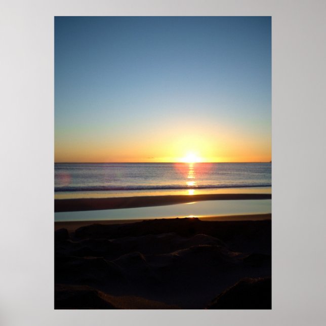 Nya Zeeland Sunrise Poster (Framsidan)