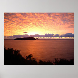 Nya Zeeland Sunrise Poster