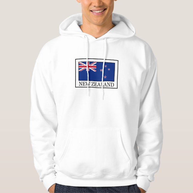 Nya Zeeland Sweatshirt Med Luva (Framsida)