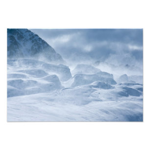 Nya Zeeland, Sydön, Arrowsmith Range. Fototryck