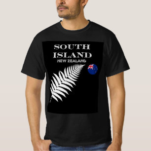 Nya Zeeland, Sydön, Kiwi Land, Maori Land T Shirt