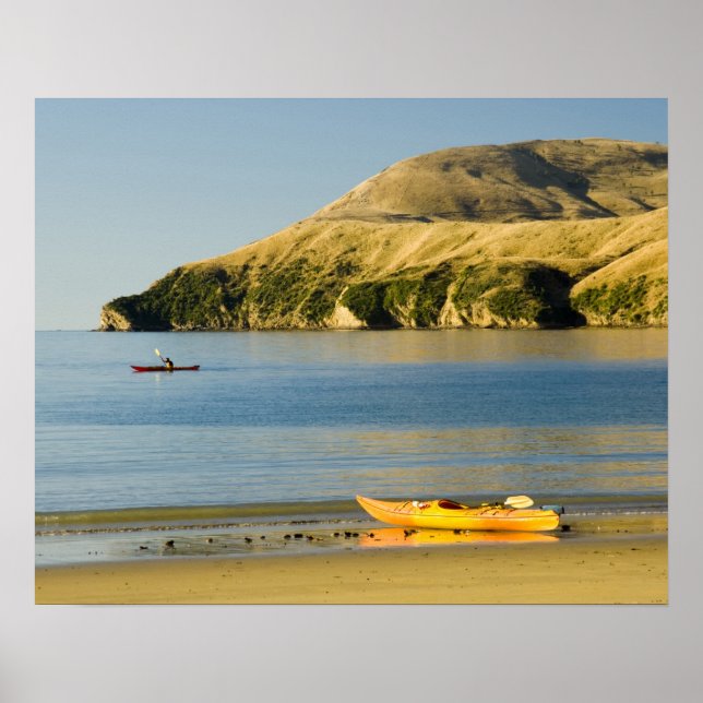Nya Zeeland, Sydön, Marlborough Sounds. 2 Poster (Framsidan)