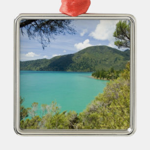 Nya Zeeland, Sydön, Marlborough Sounds. Julgransprydnad Metall
