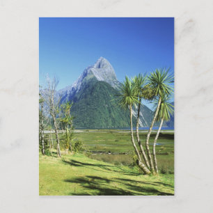Nya Zeeland, Sydön, Mitre Peak, Vykort