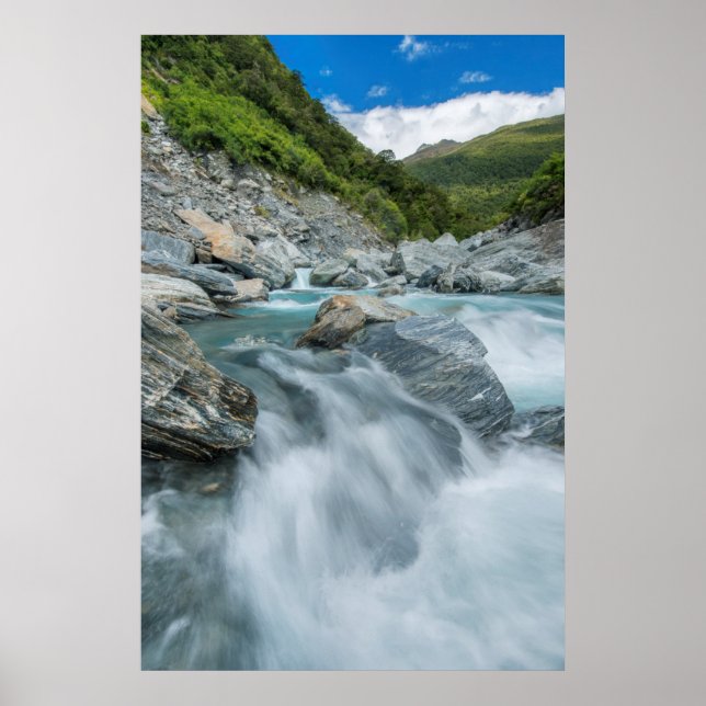 Nya Zeeland, Sydön, Mt. Aspiring National Poster (Framsidan)