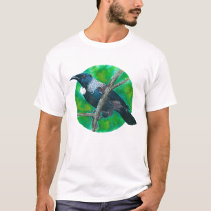 Nya Zeeland Tui - målning i akryl T Shirt