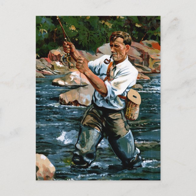 Nya Zeeland Vintage affisch återställd Vykort (Framsida)