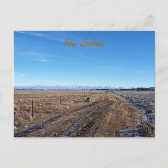 Nya Zeeland Vykort (Framsida)