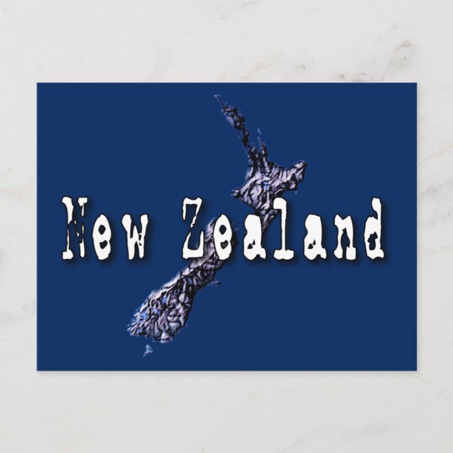 Nya Zeeland Vykort (Framsida)