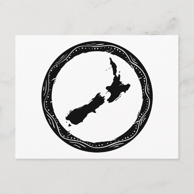 Nya Zeeland Vykort (Framsida)
