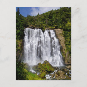 Nya Zeeland Waterfall Vykort