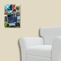 Nya Zeelands Anpassningsbar Photo Collage Poster