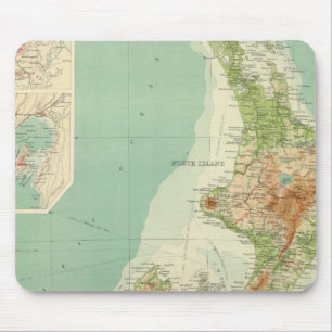 Nya Zeelands Atlas Karta Musmatta