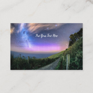 Nya Zeelands Aurora | Dunedin NZ | Södra Ljus Visitkort