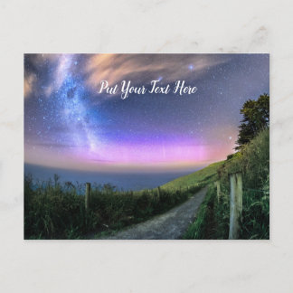 Nya Zeelands Aurora | Dunedin NZ | Södra Ljus Vykort