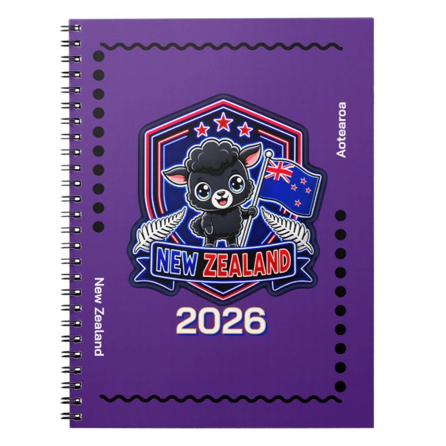 Nya Zeelands barn Anteckningsbok (Framsidan)