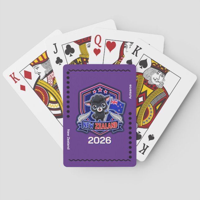 Nya Zeelands barn Casinokort (Baksidan)