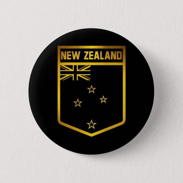 Nya Zeelands Emblem Knapp (Framsida)