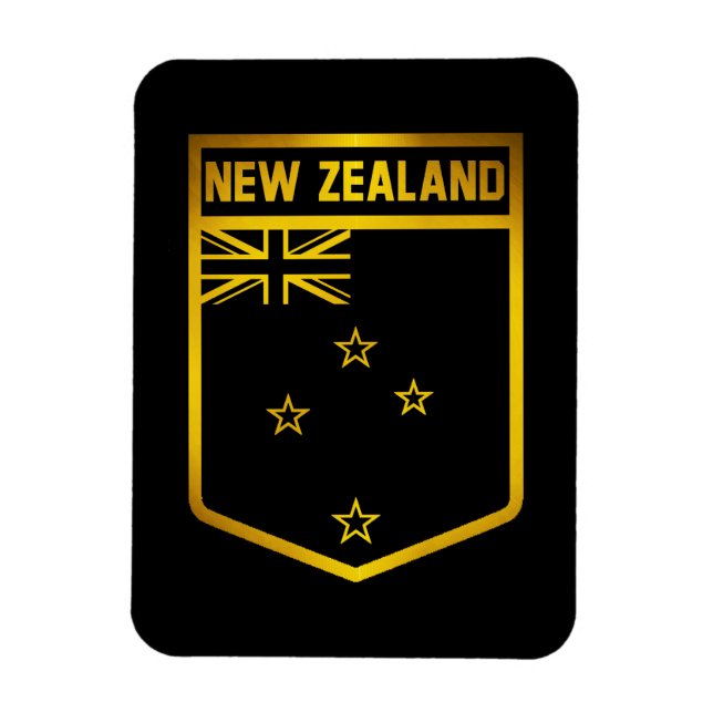 Nya Zeelands Emblem Magnet (Vertikal)