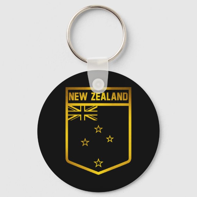Nya Zeelands Emblem Nyckelring (Framsida)