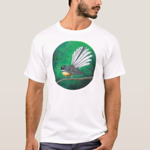 Nya Zeelands fantagefära (piwakawaka) - T-Shirt