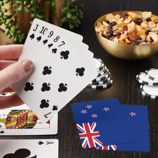 Nya Zeelands flagga Casinokort (På plats)