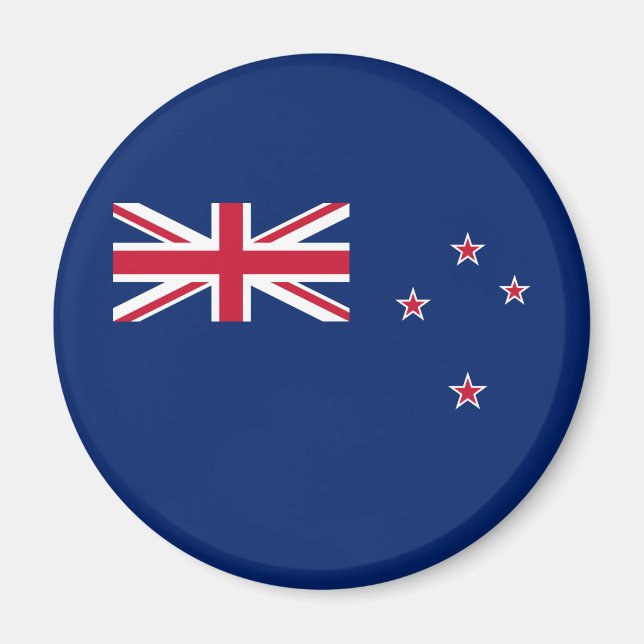 Nya Zeelands flagga Magnet (Framsidan)