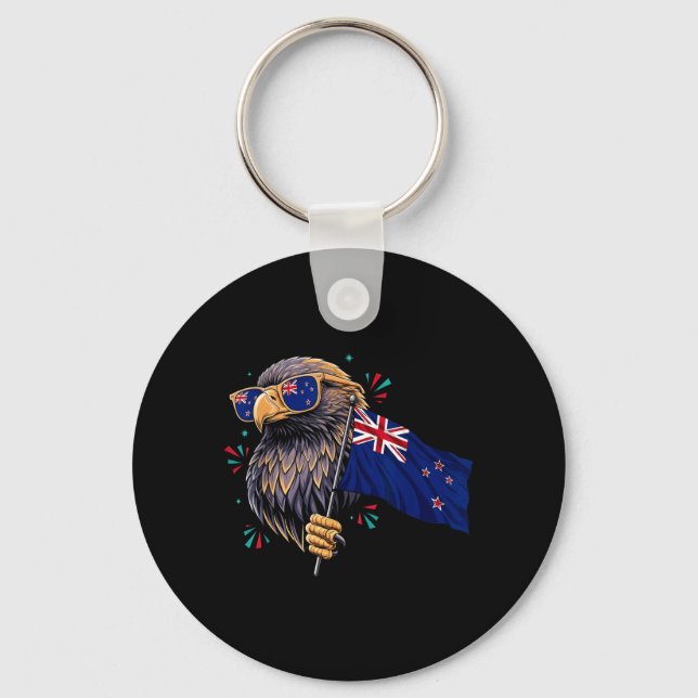 Nya Zeelands flagga Nyckelring (Framsida)