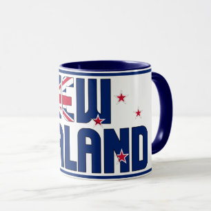 Nya Zeelands Flagga Patriotic Coffee Mugg