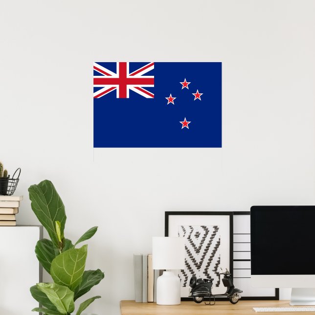 Nya Zeelands flagga Poster (Hemmakontoret)