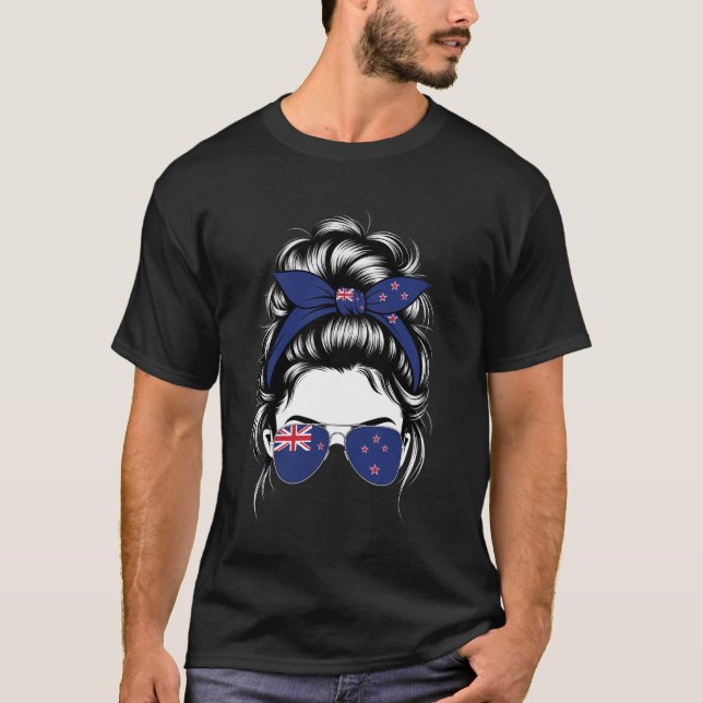 Nya Zeelands flagga T Shirt (Framsida)