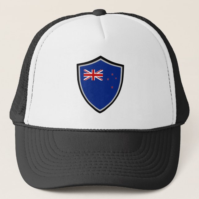 Nya Zeelands flagga truckerkeps (Framsida)