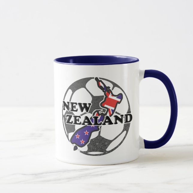 Nya Zeelands fotbolls kaffemugg (Höger)